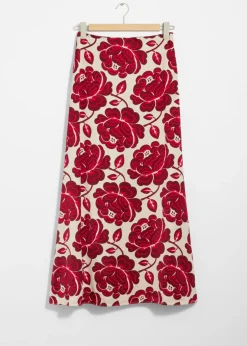 Shop & Other Stories Satin Maxi Skirt