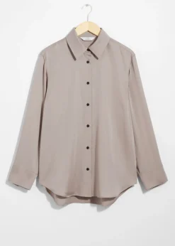 New & Other Stories Satin Shirt