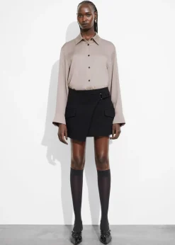 New & Other Stories Satin Shirt