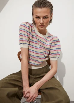 Best & Other Stories Scalloped Knit Top