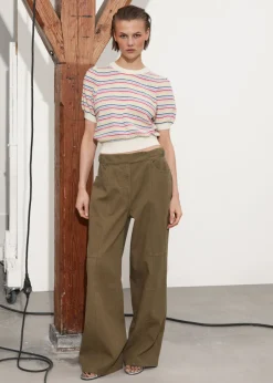 Best & Other Stories Scalloped Knit Top