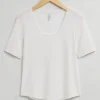 New & Other Stories Scoop Neck T-Shirt White