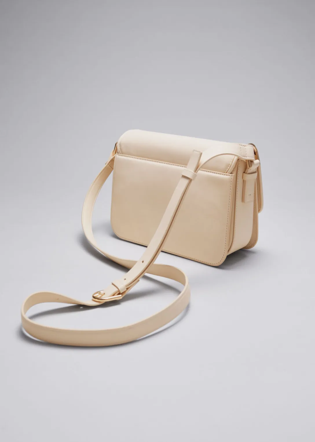 Hot & Other Stories Sculptural Buckle Leather Bag