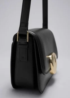 Hot & Other Stories Sculptural Buckle Leather Bag