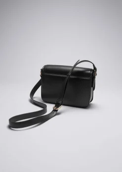 Hot & Other Stories Sculptural Buckle Leather Bag