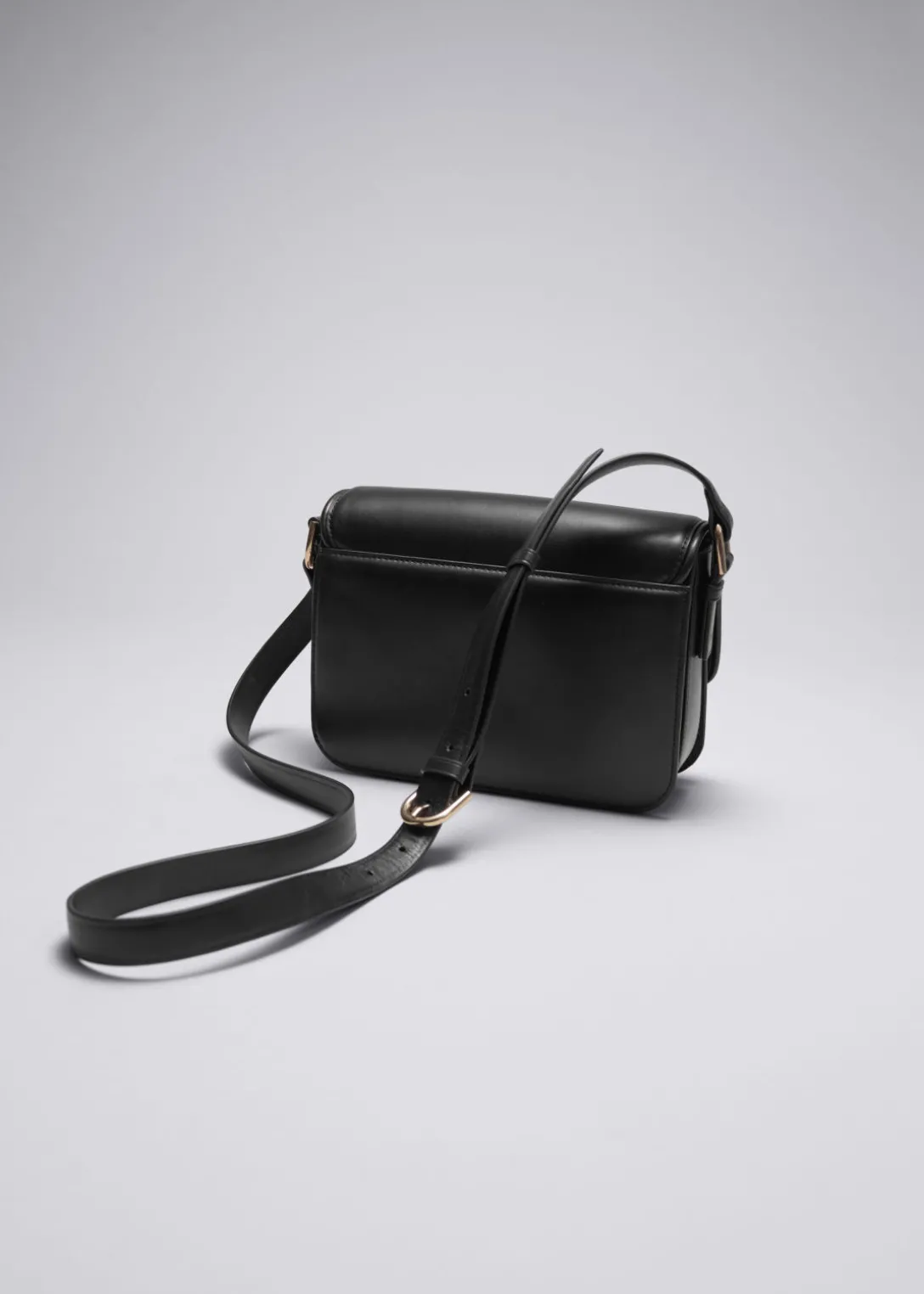 Hot & Other Stories Sculptural Buckle Leather Bag