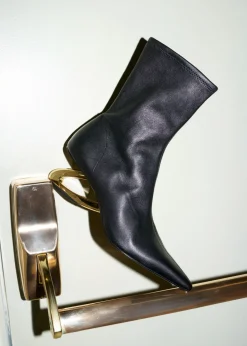 Sale & Other Stories Sculptural Heel Ankle Boots Black