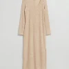 Sale & Other Stories Sequin Maxi Dress Beige