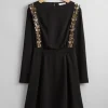 Cheap & Other Stories Sequin-Embroidered Mini Dress Black