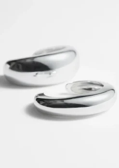 Outlet & Other Stories Set Of Two Domed Cuffs Silver