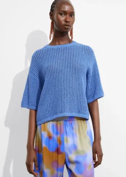 Sale & Other Stories Sheer Rib-Knit T-Shirt