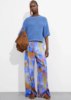 Sale & Other Stories Sheer Rib-Knit T-Shirt
