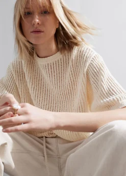 Sale & Other Stories Sheer Rib-Knit T-Shirt
