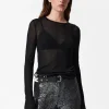 Discount & Other Stories Sheer Silk Top