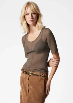 Cheap & Other Stories Sheer Silk Top