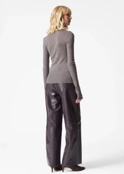 New & Other Stories Sheer Wool Top