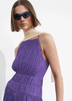 Flash Sale & Other Stories Shirred Sleeveless Midi Dress
