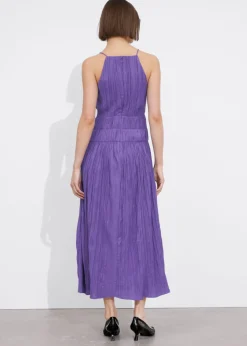 Flash Sale & Other Stories Shirred Sleeveless Midi Dress