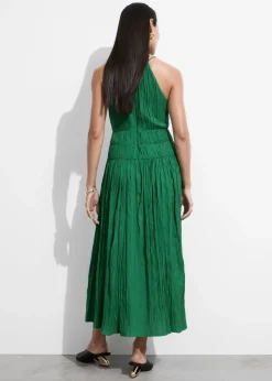 Flash Sale & Other Stories Shirred Sleeveless Midi Dress