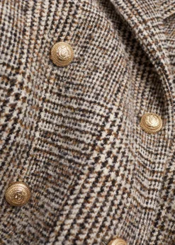 Best Sale & Other Stories Short Oversized Peacoat Beige Tweed