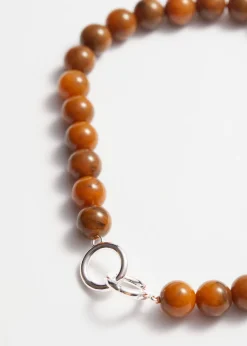 Outlet & Other Stories Short Stone Bead Necklace Amber
