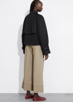 Discount & Other Stories Short Trench Coat Jacket