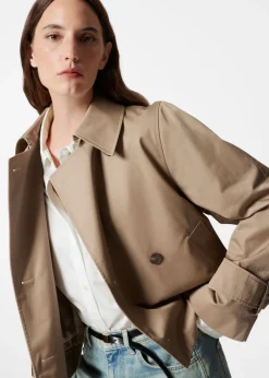 Discount & Other Stories Short Trench Coat Jacket