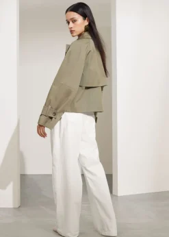 Discount & Other Stories Short Trench Coat Jacket