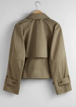 Discount & Other Stories Short Trench Coat Jacket