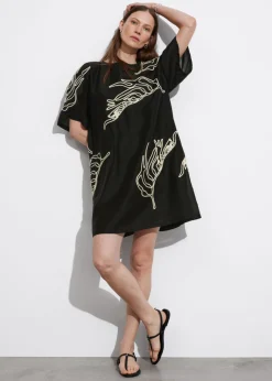 Best Sale & Other Stories Short-Sleeve Mini Dress Black