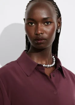 Discount & Other Stories Silk Shirt