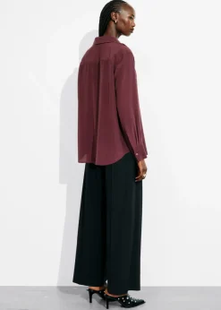 Discount & Other Stories Silk Shirt