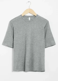 Cheap & Other Stories Silk-Blend T-Shirt
