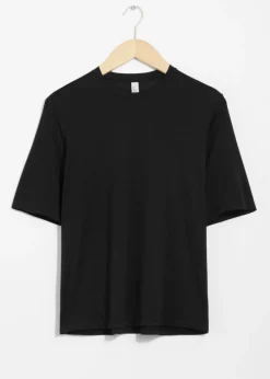 Cheap & Other Stories Silk-Blend T-Shirt