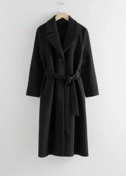 Shop & Other Stories Single-Breasted Belted Coat