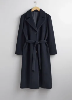 Shop & Other Stories Single-Breasted Belted Coat
