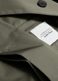 Cheap & Other Stories Single-Breasted Trench Coat Khaki