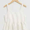 Best & Other Stories Sleeveless Broderie Anglaise Top