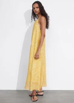 Online & Other Stories Sleeveless Halterneck Midi Dress