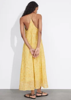 Online & Other Stories Sleeveless Halterneck Midi Dress