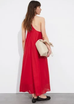 Online & Other Stories Sleeveless Halterneck Midi Dress
