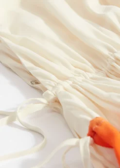 Clearance & Other Stories Sleeveless Maxi Dress Cream/Orange/Lilac