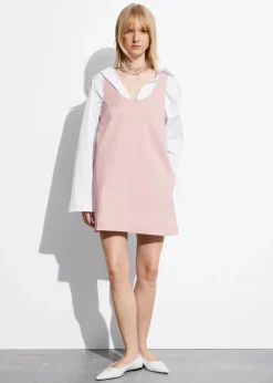 Fashion & Other Stories Sleeveless Mini Dress Pink