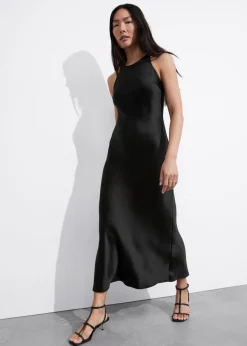 Sale & Other Stories Sleeveless Satin Midi Dress