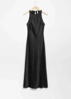 Sale & Other Stories Sleeveless Satin Midi Dress