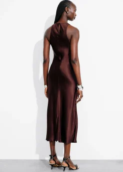 Sale & Other Stories Sleeveless Satin Midi Dress