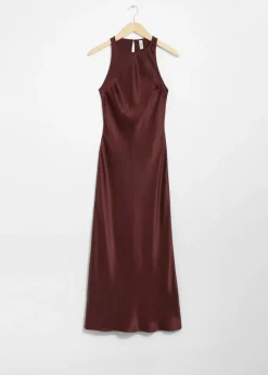 Sale & Other Stories Sleeveless Satin Midi Dress