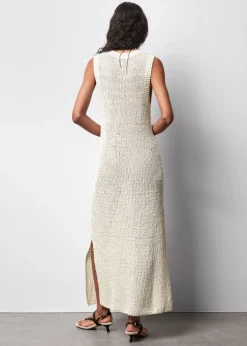 Shop & Other Stories Sleeveless Silk-Blend Midi Dress White