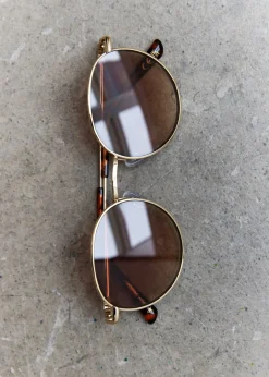 Hot & Other Stories Slim Oval-Frame Sunglasses