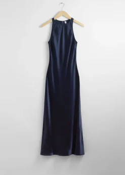 Best & Other Stories Slim Satin Midi Dress